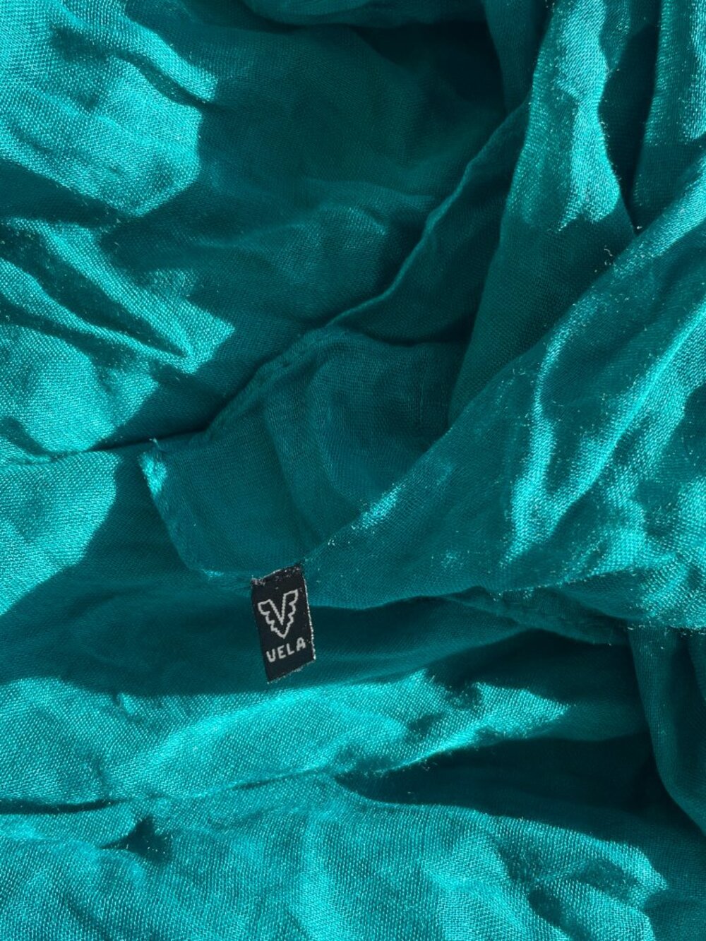 New Mint Green Satin Matte Hihab Scarf + Vela Modal Scraf - Picture 3 of 5